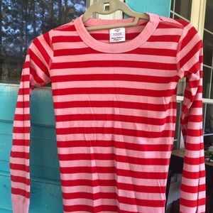 Hannah Andersson organic striped pajamas